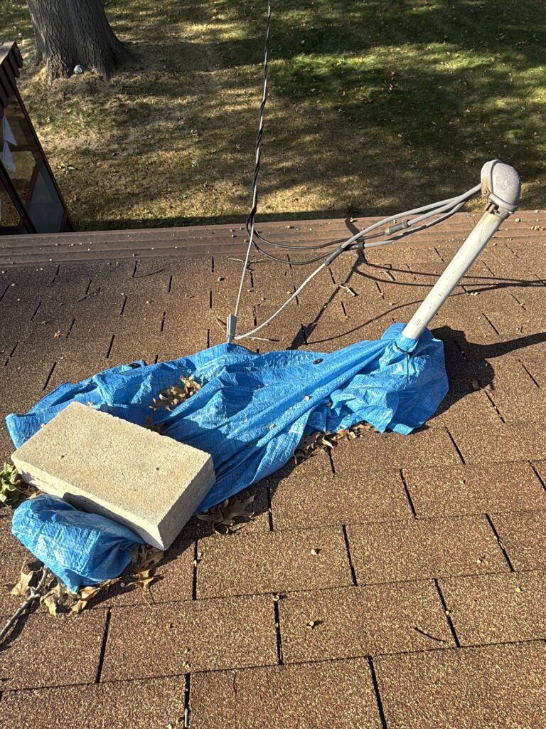 Roofing home inspection issues identified during a professional home inspection
