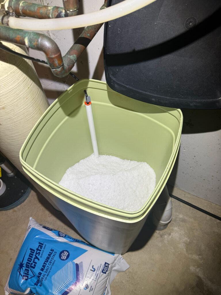 Water softener used to manage hard water in Northern Illinois homes
